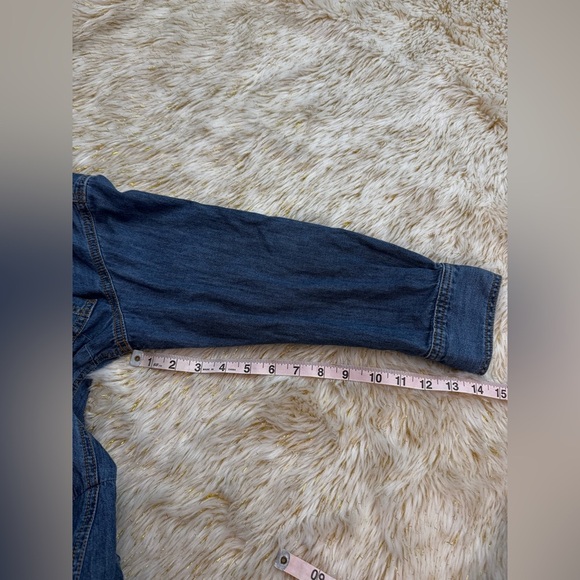 VERONICA BEARD Keston Snap-Front Denim Shirt Dress 4 - Picture 13 of 13